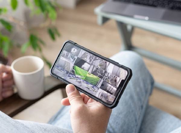 Cámaras de seguridad visualizadas desde el celular