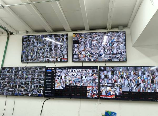 Sistema de videovigilancia en oficina